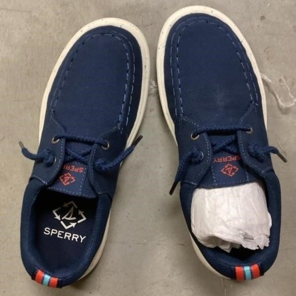 NEW Sperry Womens Captain's Moc Moccasin Shoes sz 5 blue